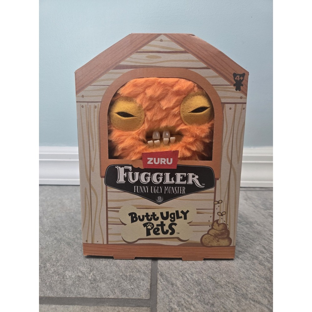 FUGGLER Butt Ugly Pets Cod Father Gold Fish Funny Ugly Monster New In Box Toy